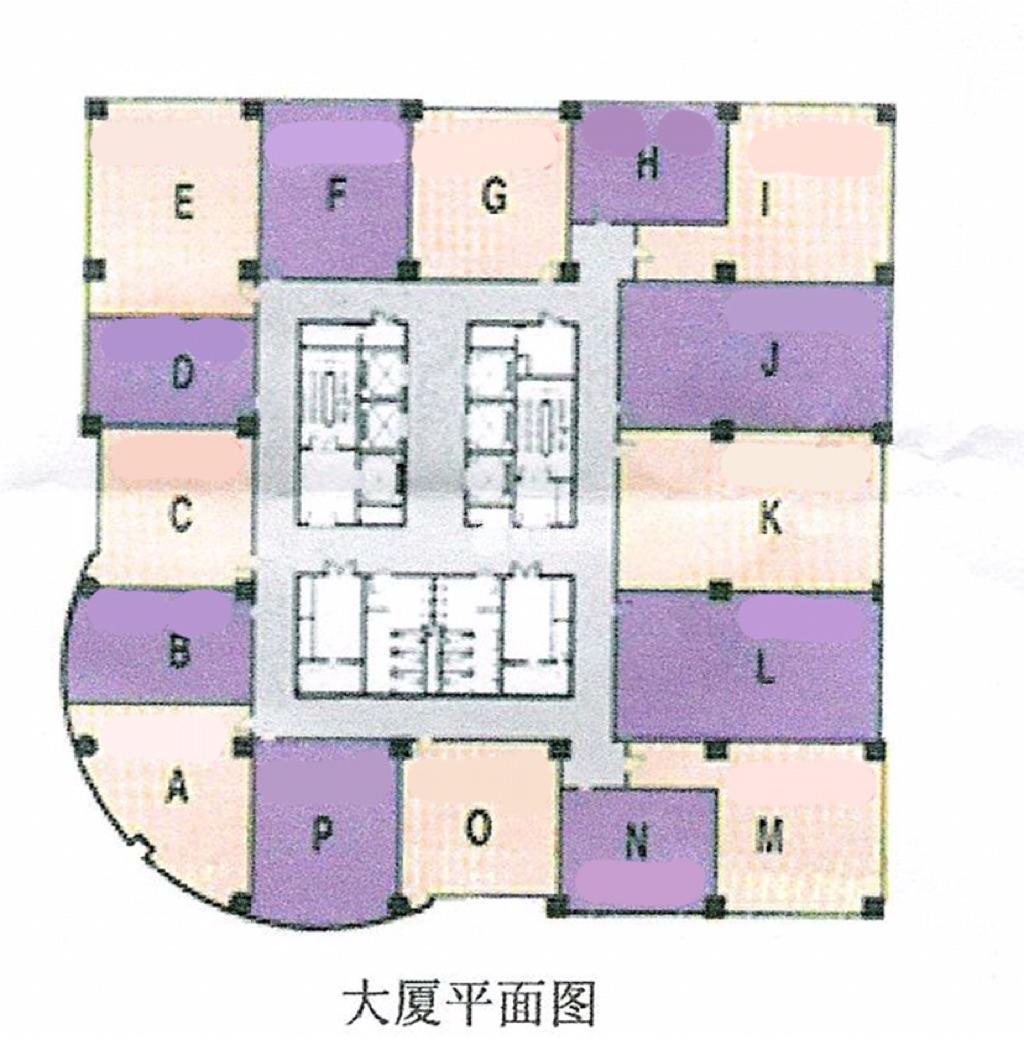 淮海中路恒积大厦96平米写字楼出租
